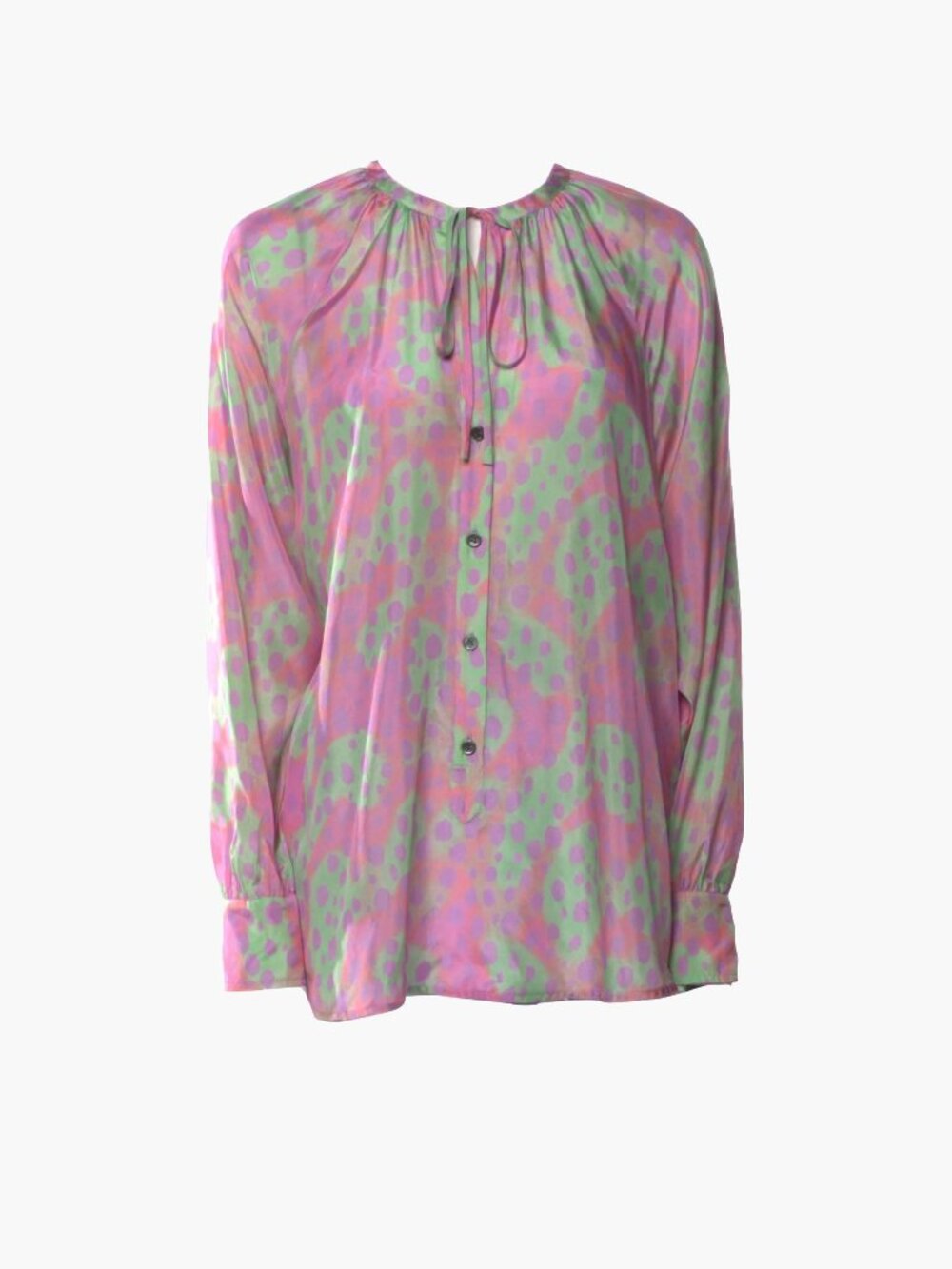 Raquel Allegra Silk Printed Blouse
